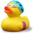 Badeente Roger Radler Badeente Roger Radler