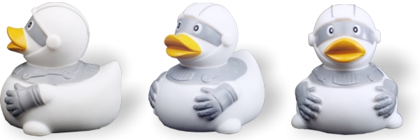 Badeente August Astronaut