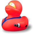Badeente Ninja rot Badeente Ninja rot