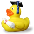 Squeaky Graduate Duck Squeaky Graduate Duck