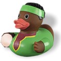 Badeente Afrikaner mit Trommel Badeente Afrikaner mit Trommel