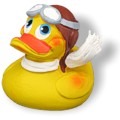 Badeente Pilot Duck Badeente Pilot Duck