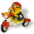 Badeente Biker-Duck Badeente Biker-Duck