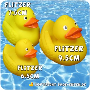 Rennente Flitzer mit Schwimmgewicht 6,5cm Rennente Flitzer mit Schwimmgewicht 6,5cm