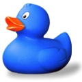Badeente Maurice blau Badeente Maurice blau