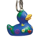 Schlüsselanhänger Duck Global Peace Planet Schlüsselanhänger Duck Global Peace Planet