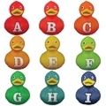 Mini-Quietscheente Alphabet Ducks A bis L Mini-Quietscheente Alphabet Ducks A bis L