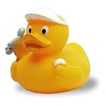 Badeente Rolf Golfer Badeente Rolf Golfer