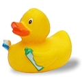 Badeente Zahnputzer Badeente Zahnputzer